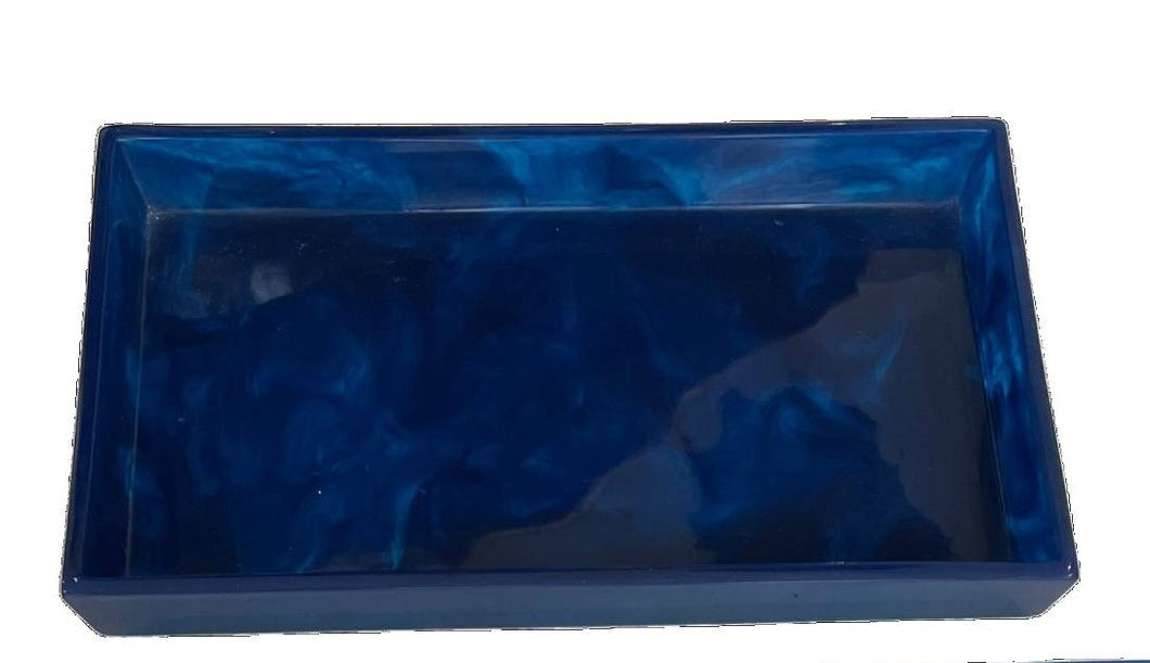 Cobalt Blue Small Resin Tray