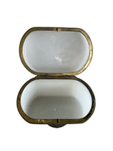 Load image into Gallery viewer, Antique Dore Bronze Mounted Opaline Box