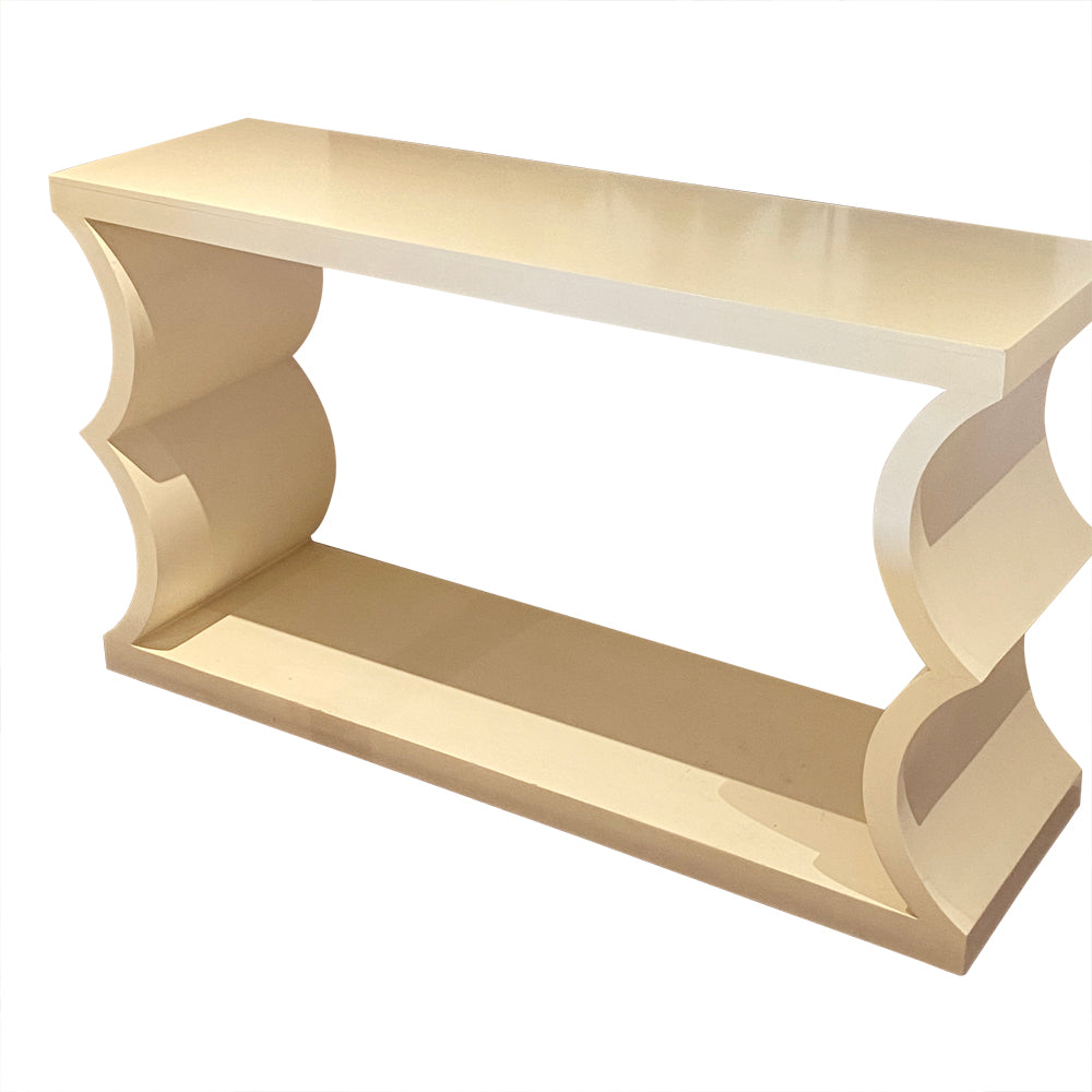 Designer Lacquered Console Table
