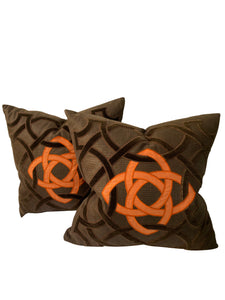 Holland & Sherry Decorative Euro Pillows (Pair)
