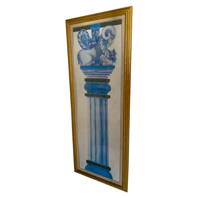 Vintage Grecian Style Print