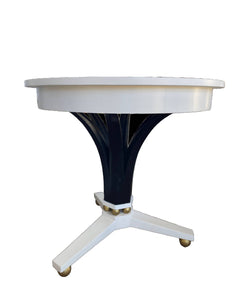 Painted Custom Tripod Base Side Table