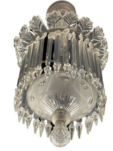 Load image into Gallery viewer, Waterford Crystal Upside Down Layered Chandelier