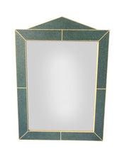 Load image into Gallery viewer, Vintage Shagreen Table Mirror from London