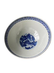 Early 19th Century Monumental Chinoiserie Bowl